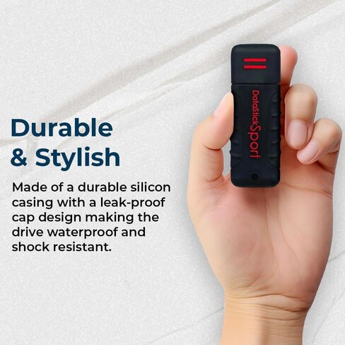 Water Resistant 32GB DataStick Sport by Centon, USB 2.0 Flash Drive Memory Stick for Storage and Backup in Kuwait