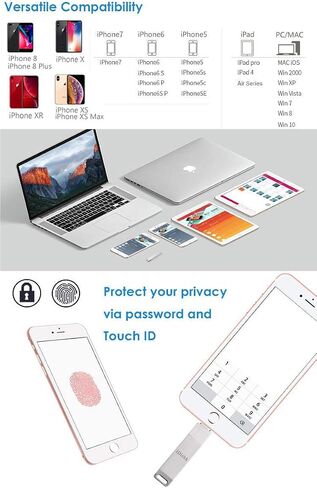 iDiskk APPL-e Certified 64GB iPhone Flash Drive&Photo Stick for iPhone iPad in Kuwait