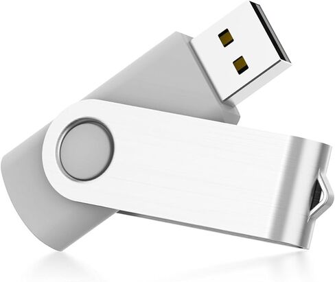 1Pack 8GB Flash Drive USB 2.0 Flash Drive Thumb Drive Jump Drives Keychain Memory Stick-Silver in Kuwait