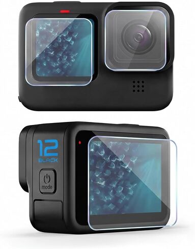 6PCS Screen Protector for Go Pro Hero 12 Black-2 Back+2 Lens+2 Front(2 Set) in Kuwait