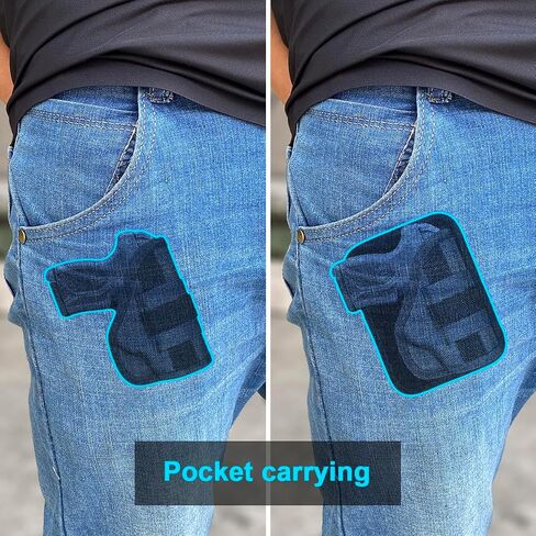 IWB Nylon Gun Holsters for Small Pistols : LCP380, LCPMAX, LCP2, S&W Bodyguard 2.0, BODGUARD 380, SIG P238, P938, Beretta Pico, Kahr P380, Kel-Tec P3AT etc in Kuwait