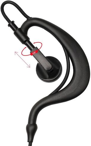 NX5200 Earpiece with PTT Mic for Kenwood Nexedge P25 NX300 Two Way Radio in Kuwait