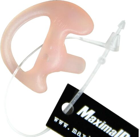 MaximalPower 2-Pack Right Medium Replacement Earmold Earbud for Kenwood/Motorola Two-Way Radios- in Kuwait