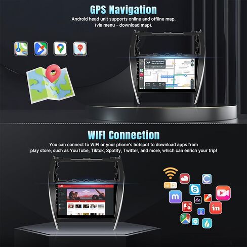 Naifay 8Core Android Car Stereo for Toyota Camry 2012 2013 2014 in Kuwait