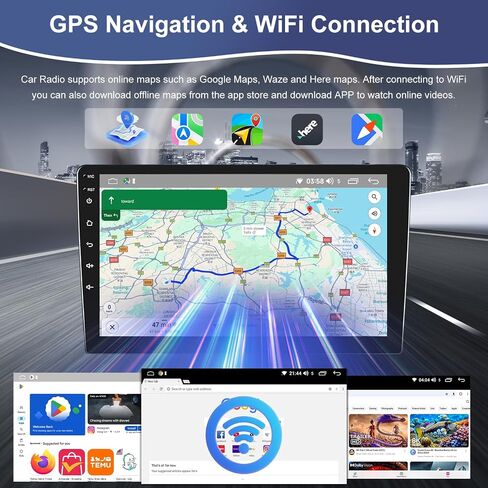 7 inch Car Radio for Ford F150 Radio Upgrade 2009 2010 2011 2012,QLED Touch Screen Stereo Headunit with Wireless Carplay Android Auto GPS BT FM SWC 5G WiFi Backup Camera DSP MIC in Kuwait