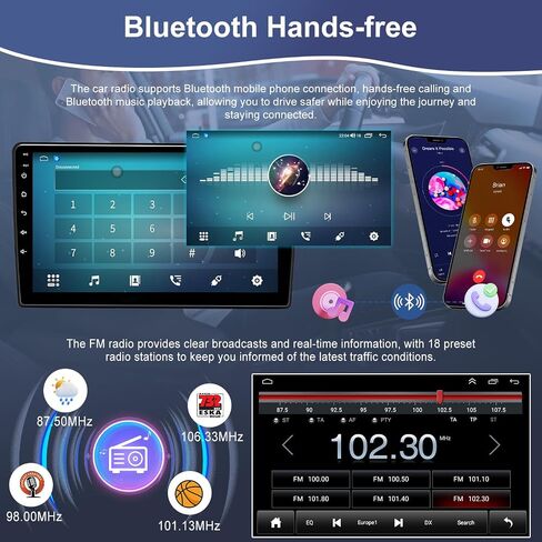 7 inch Car Radio for Ford F150 Radio Upgrade 2009 2010 2011 2012,QLED Touch Screen Stereo Headunit with Wireless Carplay Android Auto GPS BT FM SWC 5G WiFi Backup Camera DSP MIC in Kuwait