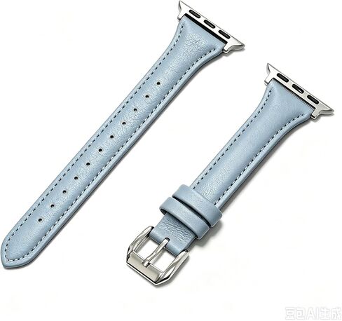 Genuine Leather Watch Band Compatible with Apple Watch for Women Men in Kuwait