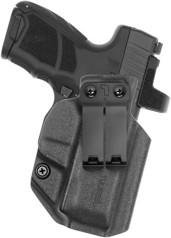 Tulster IWB Profile+ Kydex Holster in Right Hand fits: H&K CC9 | Optic Compatible Inside the Waistband Appendix Concealed Carry in Kuwait