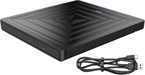 Portable External DVDs Burners USB3.0 Opticals Drive Plugs Play for Laptop Desktop OS Portable External DVDs Rws Drive in Saudi Arabia