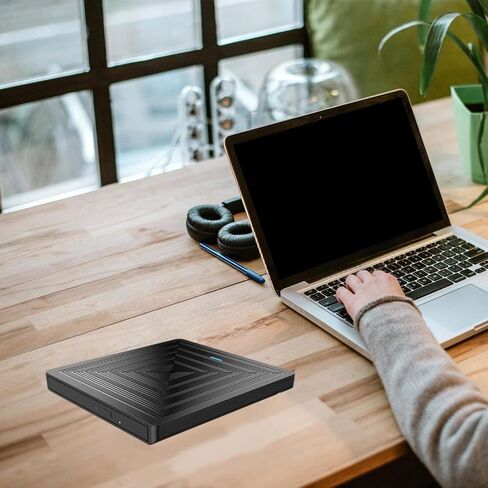 Portable External DVDs Burners USB3.0 Opticals Drive Plugs Play for Laptop Desktop OS Portable External DVDs Rws Drive in Saudi Arabia