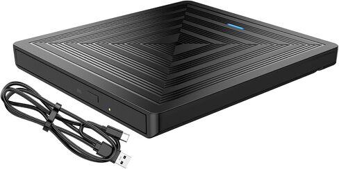 Portable External DVDs Burners USB3.0 Opticals Drive Plugs Play for Laptop Desktop OS Portable External DVDs Rws Drive in Saudi Arabia