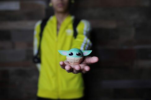 Bitty Boomers Star Wars The Mandalorian: Grogu - Mini Bluetooth Speaker, Multicolored in Kuwait