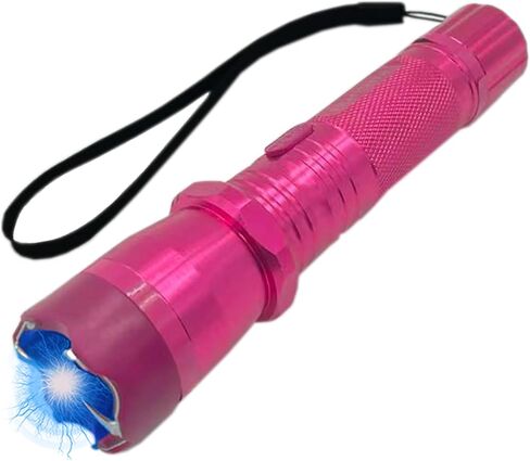 Fightsense Heavy Duty Flashlight Stun Gun for Women Self Defense - Rechargeable Batteries - Bright LED Flashlight with Three Modes for Men Or Women in Kuwait