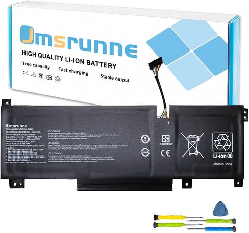 BTY-M492 Laptop Battery Replacement for MSI Katana GF66 12UGS 12UE GF76 11SC 11UC 15 B13VEK 17 B12VEK Crosshair 15 177A11UEK Pulse GL76 11UCK Pulse GL76 GL66 Cyborg 15 A12VE in Kuwait
