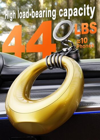 PKBD Vacuum Magnetic Car Phone Holder, Mount for iPhone & Android, Black in Saudi Arabia