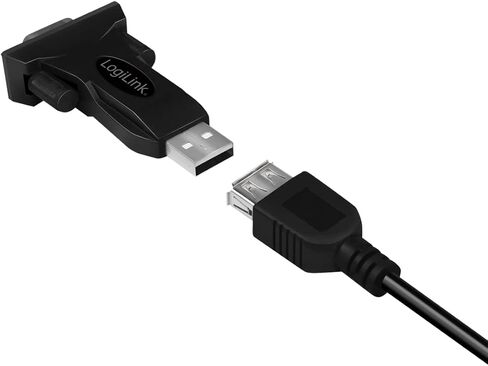 Logilink USB 2.0 (Type-A) to Serial (RS232-9pin) Adapter for Win 11 in Kuwait