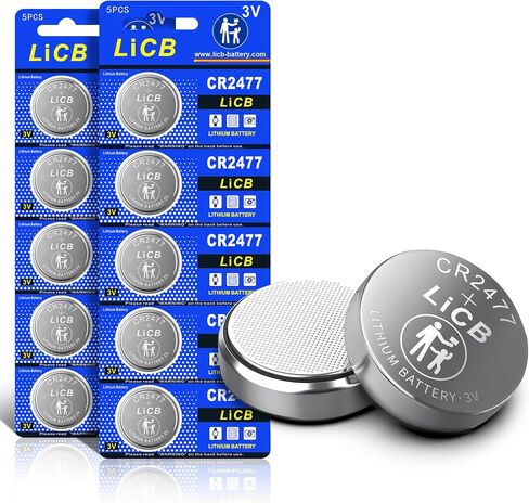 LiCB CR2477 3V Lithium Battery (Pack of 10) in Kuwait