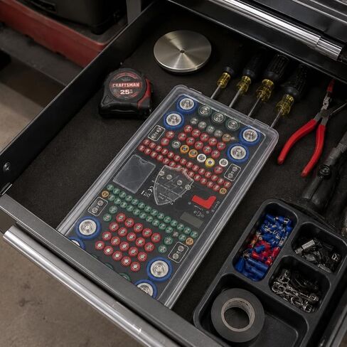 Battery Organizer Storage Case with Tester in Kuwait