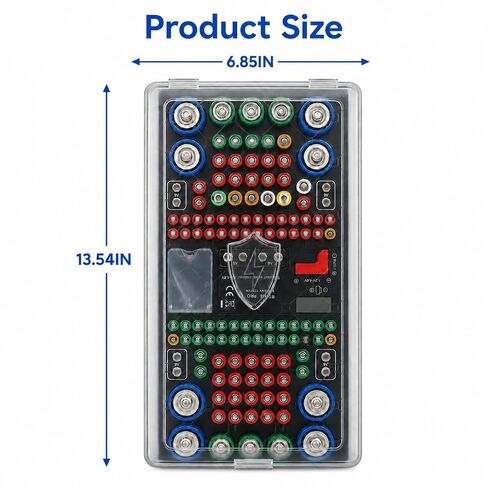 Battery Organizer Storage Case with Tester in Kuwait
