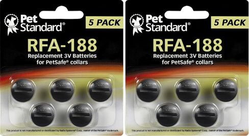PetSafe Compatible RFA-188 Replacement Batteries (5-Pack) in Saudi Arabia