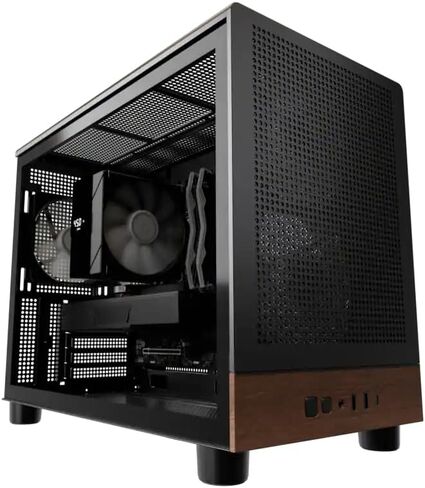 AI Workstation Gaming PC | 2X AMD Radeon AI PRO R9700 64GB Total VRAM | Ryzen 5 9600X (5.4 GHz Turbo) | 32GB DDR5 | 1TB Gen4 SSD | W11 | Wi-Fi | Bluetooth - Black in Kuwait