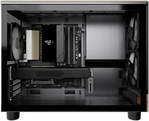 AI Workstation Gaming PC | 2X AMD Radeon AI PRO R9700 64GB Total VRAM | Ryzen 5 9600X (5.4 GHz Turbo) | 32GB DDR5 | 1TB Gen4 SSD | W11 | Wi-Fi | Bluetooth - Black in Kuwait