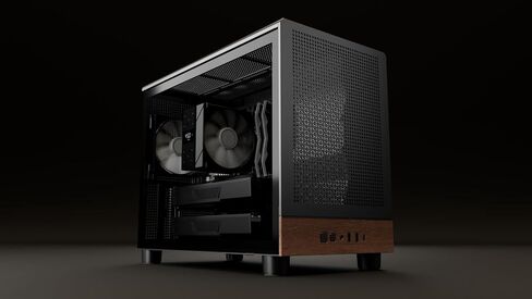 AI Workstation Gaming PC | 2X AMD Radeon AI PRO R9700 64GB Total VRAM | Ryzen 5 9600X (5.4 GHz Turbo) | 32GB DDR5 | 1TB Gen4 SSD | W11 | Wi-Fi | Bluetooth - Black in Kuwait
