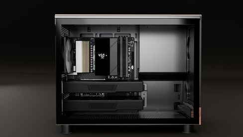 AI Workstation Gaming PC | 2X AMD Radeon AI PRO R9700 64GB Total VRAM | Ryzen 5 9600X (5.4 GHz Turbo) | 32GB DDR5 | 1TB Gen4 SSD | W11 | Wi-Fi | Bluetooth - Black in Kuwait