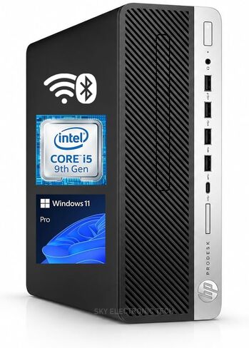 HP ProDesk 600 G5 SFF Desktop Computer PC, Intel Core i5-9500 6-Core Up to 4.4GHz, 8GB DDR4, 256GB SSD, WiFi, Bluetooth, Windows 11 Pro (Renewed) in Kuwait
