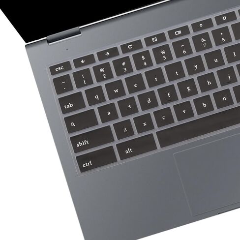 Keyboard Cover Skin for Samsung Galaxy Chromebook 2 XE530QDA-KA1US 13.3" (Not Fit The 12.4 inch Galaxy Chromebook) Keyboard Protective Cover Skin-Black in Kuwait