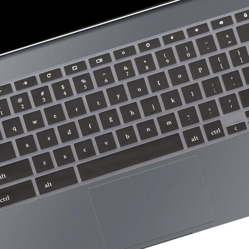 Keyboard Cover Skin for Samsung Galaxy Chromebook 2 XE530QDA-KA1US 13.3" (Not Fit The 12.4 inch Galaxy Chromebook) Keyboard Protective Cover Skin-Black in Kuwait