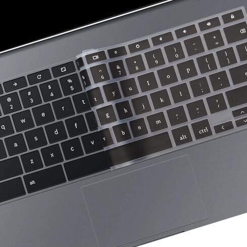 Keyboard Cover Skin for Samsung Galaxy Chromebook 2 XE530QDA-KA1US 13.3" (Not Fit The 12.4 inch Galaxy Chromebook) Keyboard Protective Cover Skin-Black in Kuwait