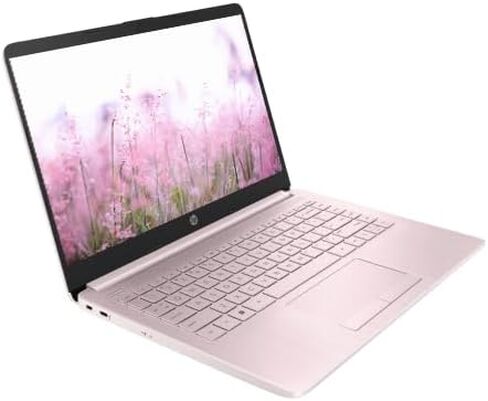 HP Portable 13.8" HD IPS Laptop, Intel Celeron N Processor Up to 2.78GHz, 4GB DDR4, 64GB SSD, HDMI, RJ45, Webcam, Bluetooth, Windows 11, Pastel Pink(Renewed) in Kuwait