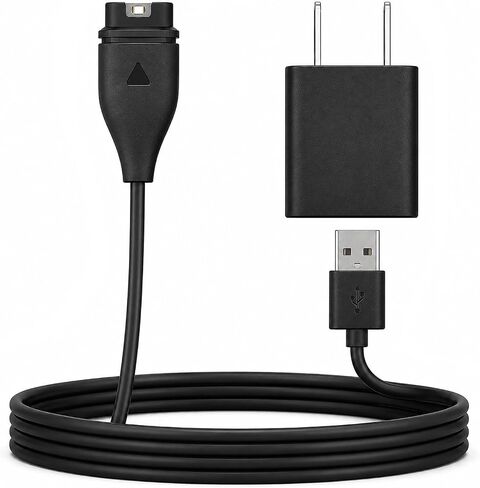 5V 2A Fast Wall Charger for Garmin Watch Charging Cable for Fenix 8 7 7S 7X 6S 6 6X 5S 5 5X Plus, Vivoactive 6 5 4 4S， Forerunner 55 255 745 165 570, Instinct 2 2S 2X, Venu 2 Plus 2S Sq 2 3S in Kuwait