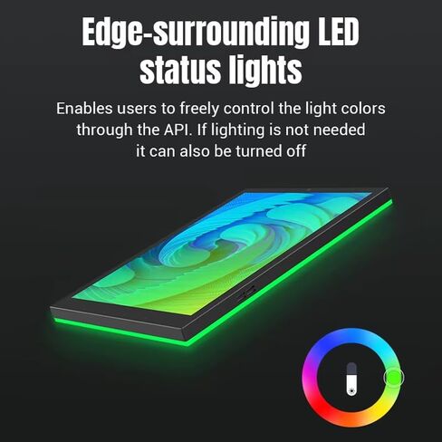 10.1" POE Smart Home Touch Panel with Proximity Sensor, 4GB+64GB Android 14 Inwall Controller 86 Box Included, WiFi 6E, RS232, RS485 LED Light Strip Home Assistant (No Camera)(White) in Saudi Arabia