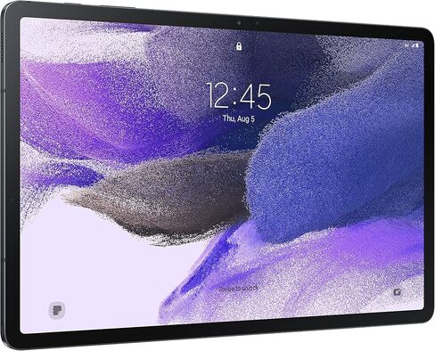 SAMSUNG Galaxy Tab S7 FE 2021 Android Tablet 12.4" Screen WiFi 256GB S Pen Included Long-Lasting Battery Powerful Performance, Mystic Black (Renewed) in Kuwait
