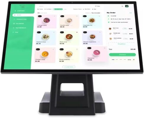 15.6 inch Android 14 Touch POS Terminal, 1920*1080 FHD Display, Screen Angle Adjustable, Android 14 powered by RK3576s 8-core CPU, 4GB+64GB, Built-in Play Store, supports major POS apps(Black) in Kuwait