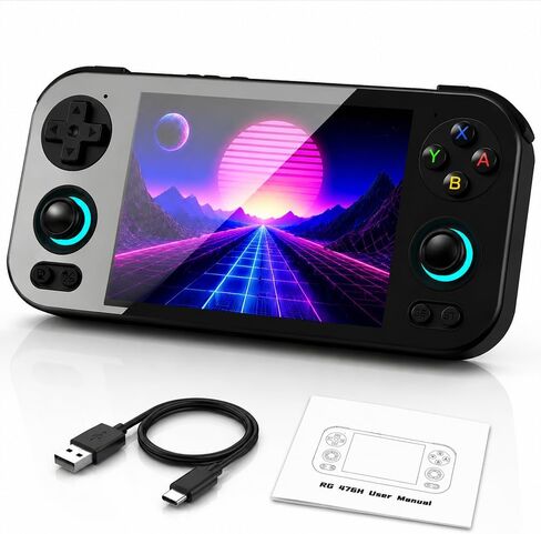 RG476H Retro Handheld Game Console,Portable Android 13 Gaming,4.7" 120Hz in Kuwait