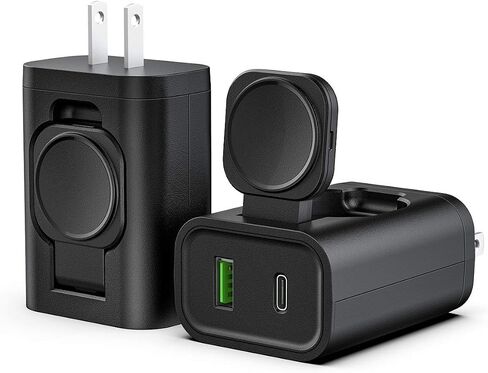 BeaSaf 24W USB C Charger, 3 in 1 Design with Apple Watch Wireless Charger, PD Charger for iPhone, AirPods in Saudi Arabia