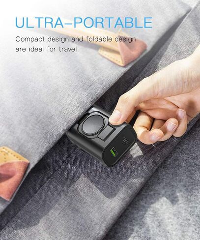 BeaSaf 24W USB C Charger, 3 in 1 Design with Apple Watch Wireless Charger, PD Charger for iPhone, AirPods in Saudi Arabia