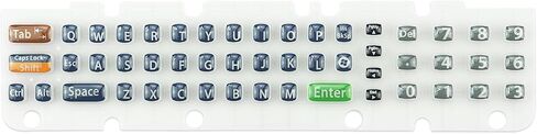 Rubber Keyboard (51-Key) for Honeywell Thor VM1 Vehicle-Mounted Computer,Keypad Replacement Support Computer,Foldable Silicone Flexible Material in Saudi Arabia