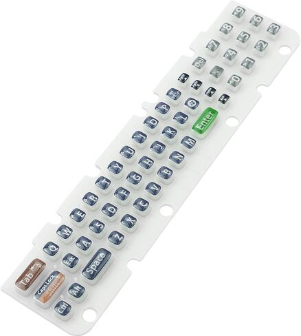 Rubber Keyboard (51-Key) for Honeywell Thor VM1 Vehicle-Mounted Computer,Keypad Replacement Support Computer,Foldable Silicone Flexible Material in Saudi Arabia