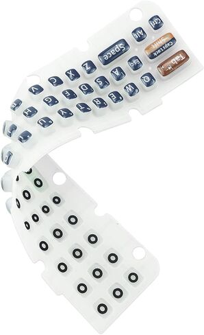 Rubber Keyboard (51-Key) for Honeywell Thor VM1 Vehicle-Mounted Computer,Keypad Replacement Support Computer,Foldable Silicone Flexible Material in Saudi Arabia