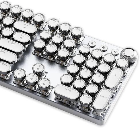 Typewriter Keyboard, Wired USB-C Mechanical Gaming Keyboard in Kuwait