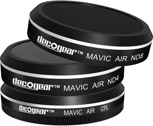 Deco Gear Filter Kit (CPL+ND4+ND8) for Camera on The Mavic Air Quadcopter Drone in Saudi Arabia