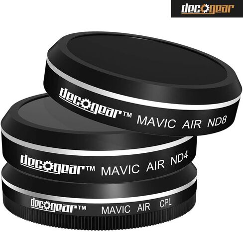 Deco Gear Filter Kit (CPL+ND4+ND8) for Camera on The Mavic Air Quadcopter Drone in Saudi Arabia