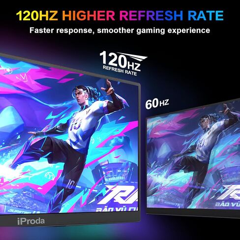 18.5 inch Portable Monitor for Laptop120hz Portable Gaming Monitor FHD1080 in Saudi Arabia