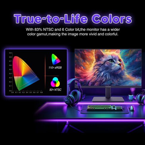 Viewedge 24 Inch Gaming Monitor with 240Hz 1ms FHD 1080p Computer Monitor in Saudi Arabia