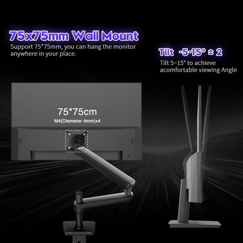 Viewedge 24 Inch Gaming Monitor with 240Hz 1ms FHD 1080p Computer Monitor in Saudi Arabia