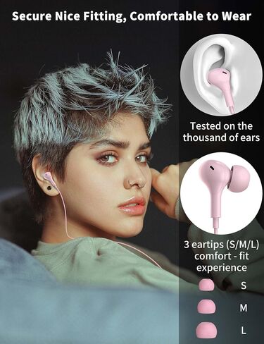 USB C Headphone for Samsung S26 S25 FE S24 A16 A17 Z Wired Earbuds Magnetic in Kuwait